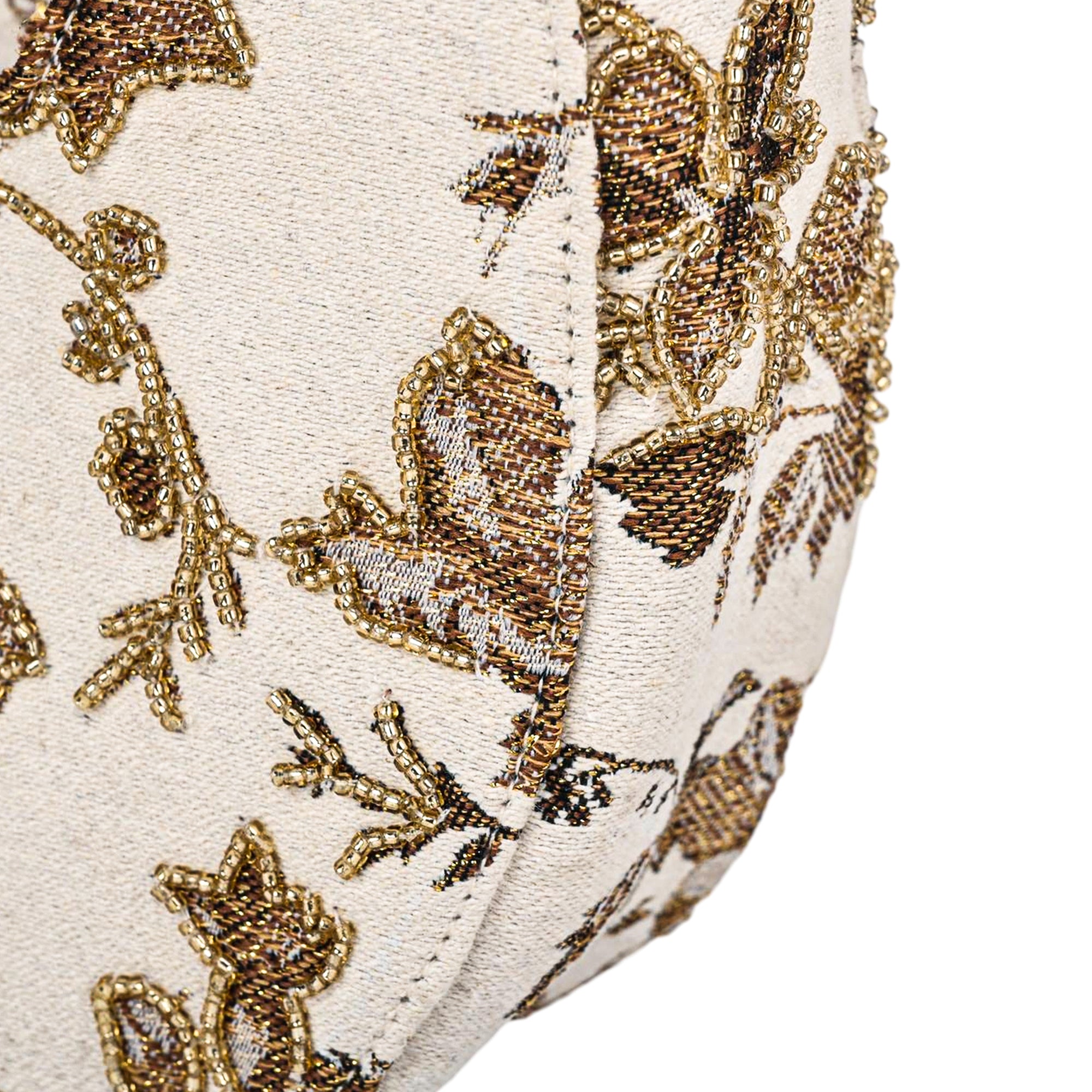 Golden Ivy Crescent Bag