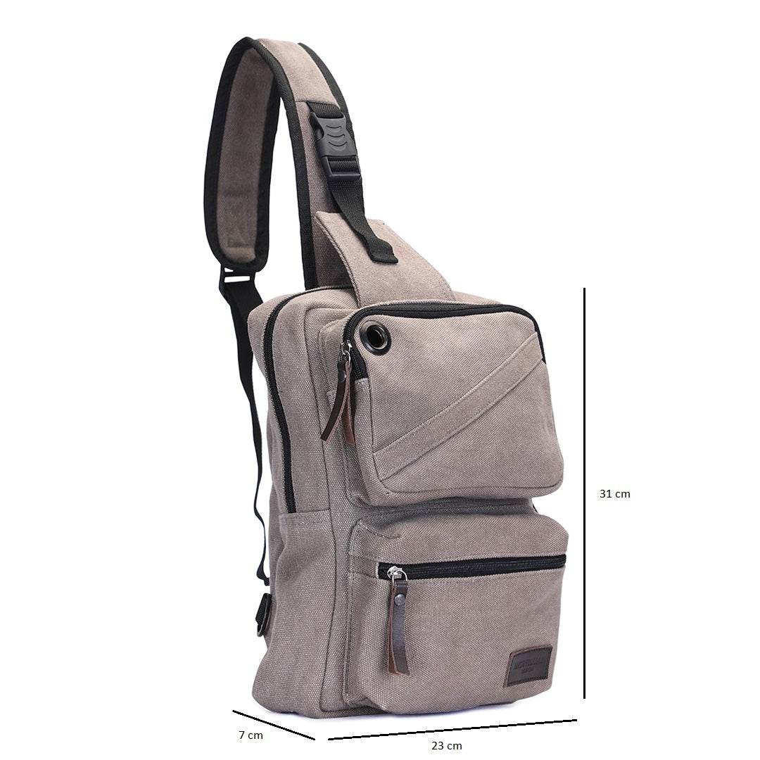 Smith Crossbody Bag - Grey