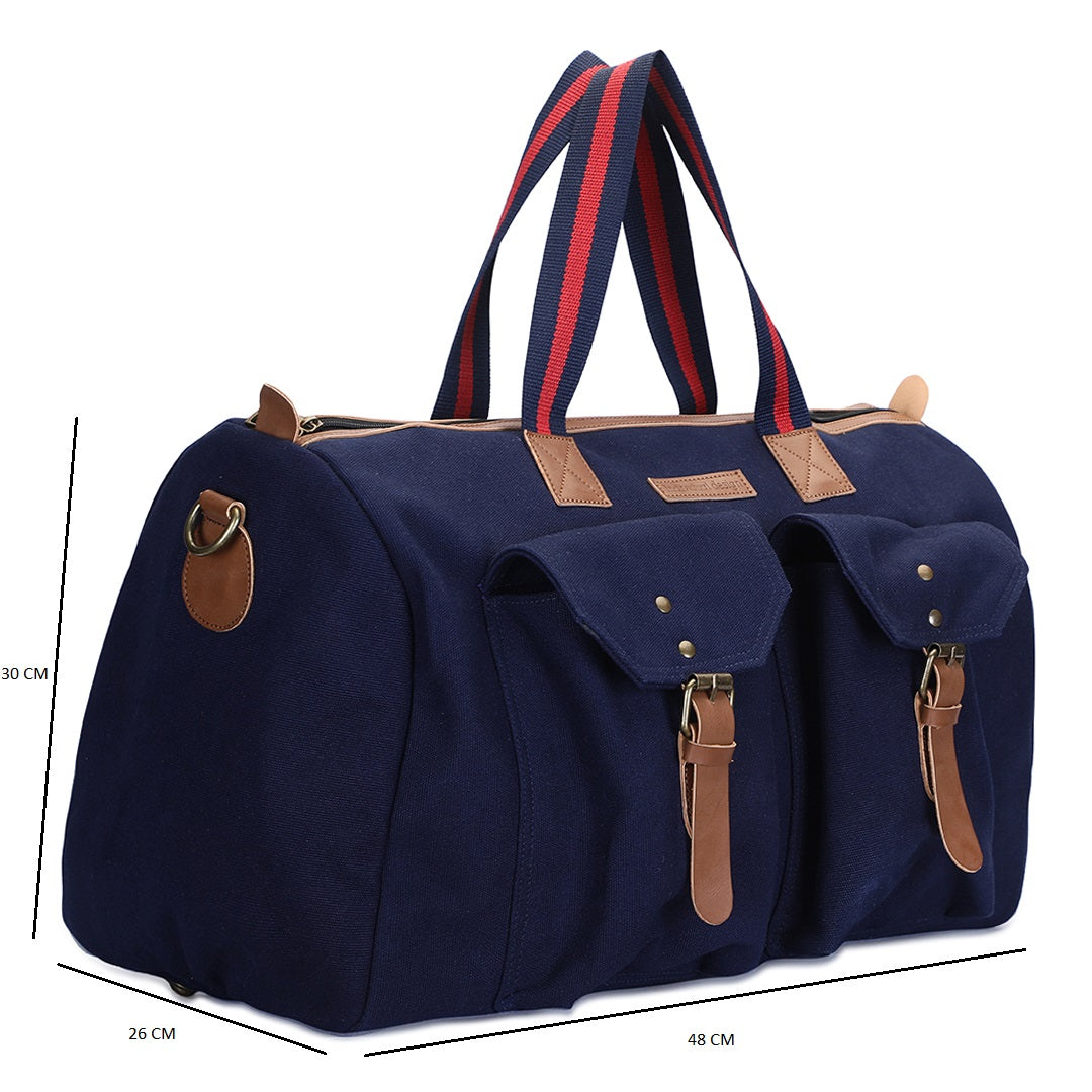 Emiliano Duffle Bag - Navy Blue
