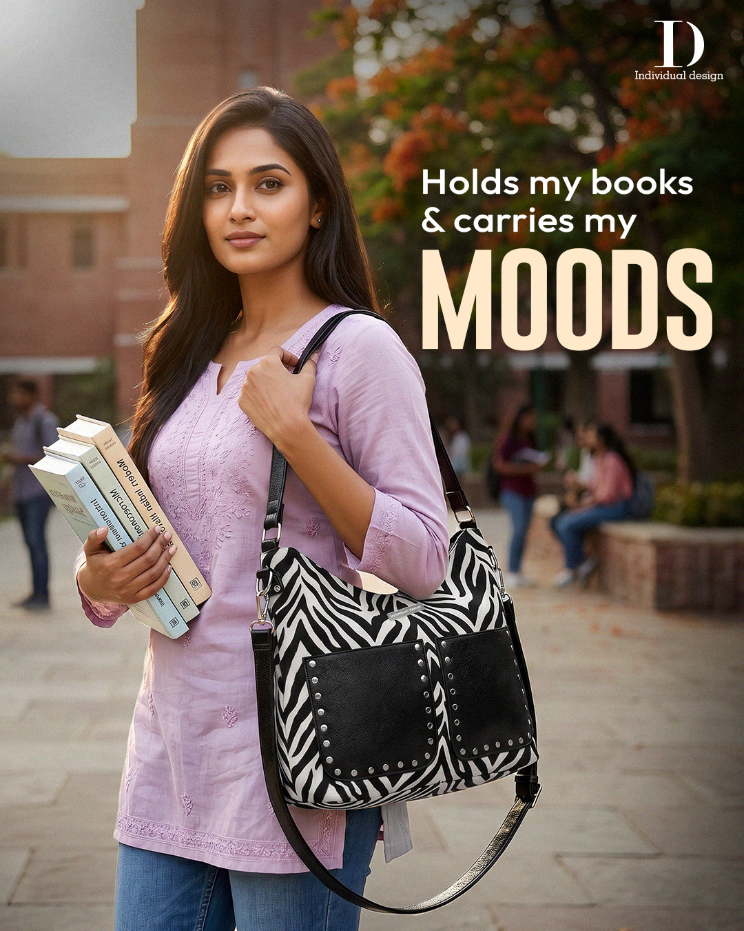 Zebra Statement Tote Bag