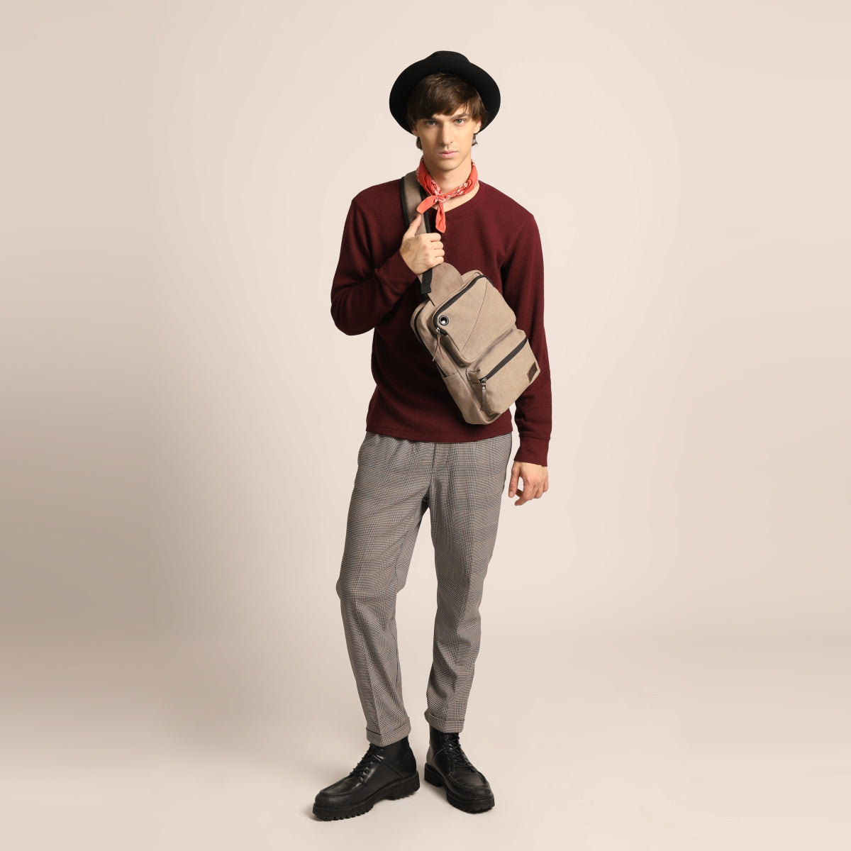 Smith Crossbody Bag - Grey