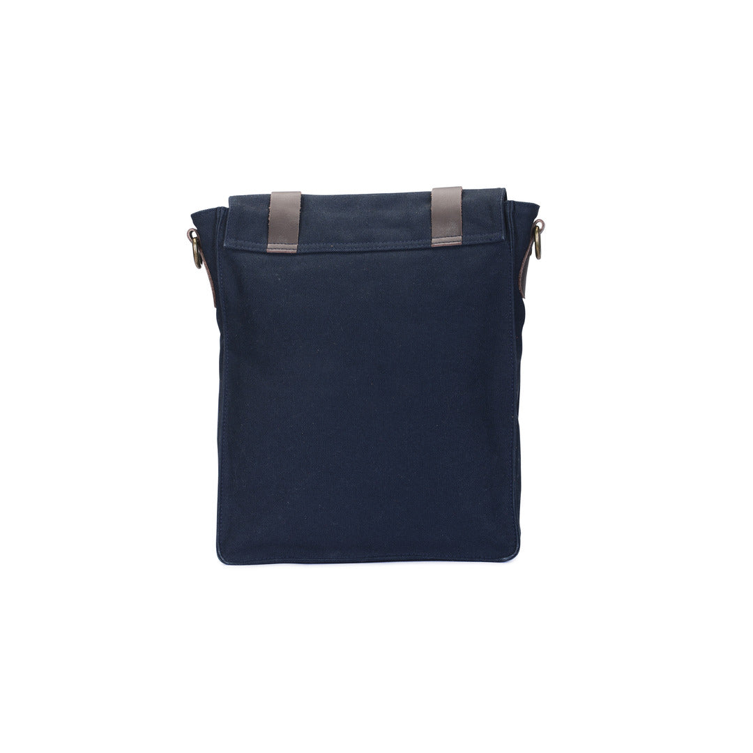 Bruno Messenger Bag - Navy Blue