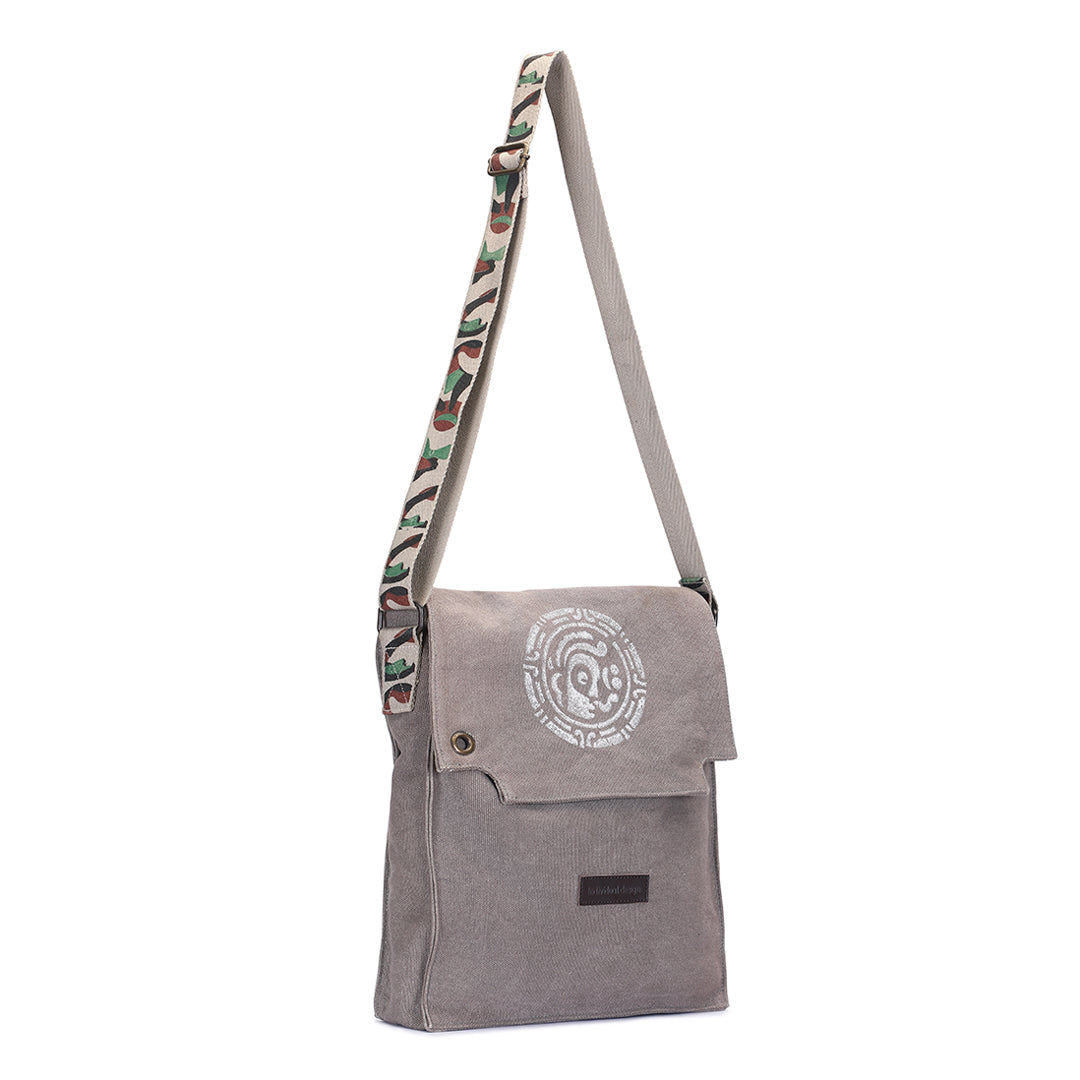 Samuel Messenger Bag - Grey