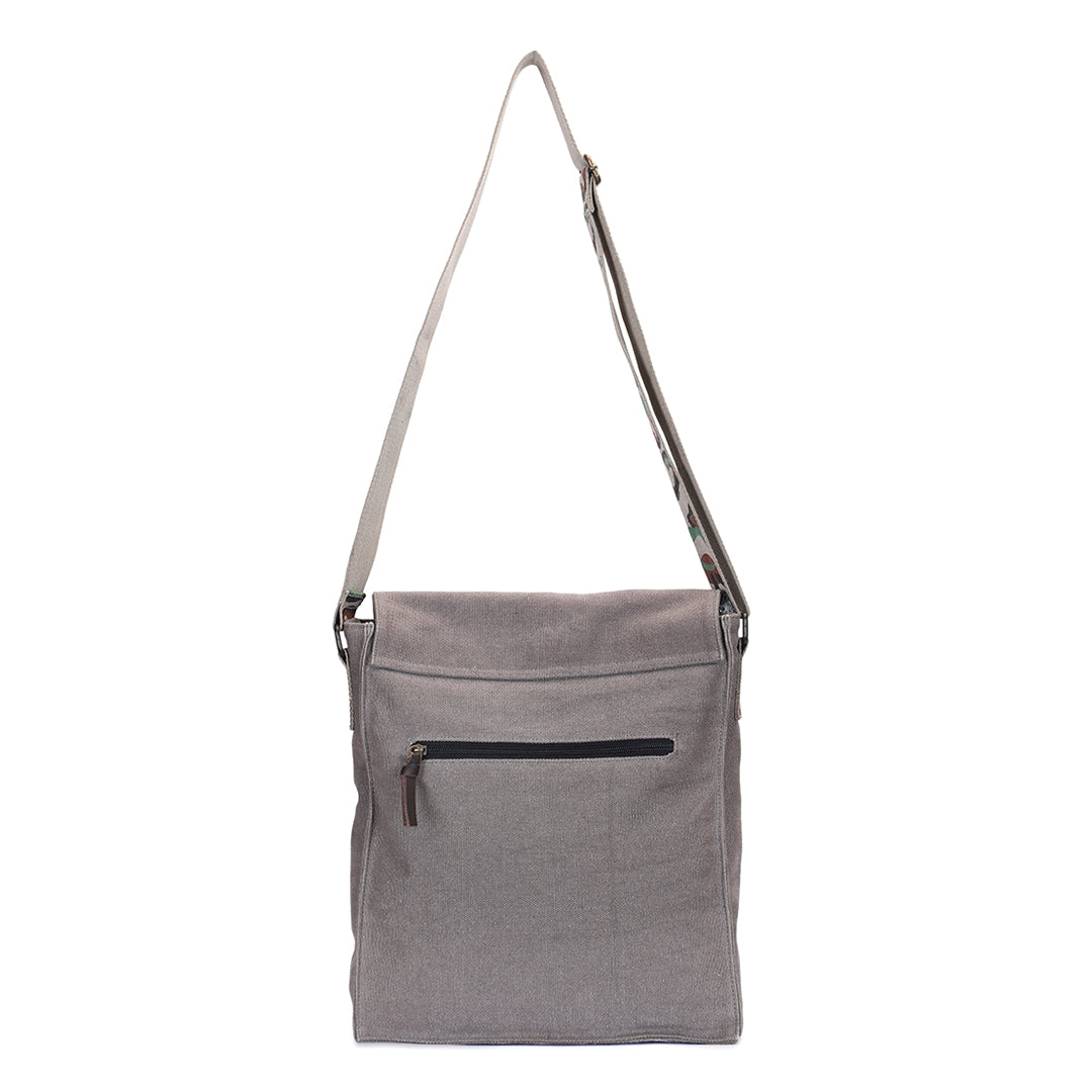 Samuel Messenger Bag - Grey