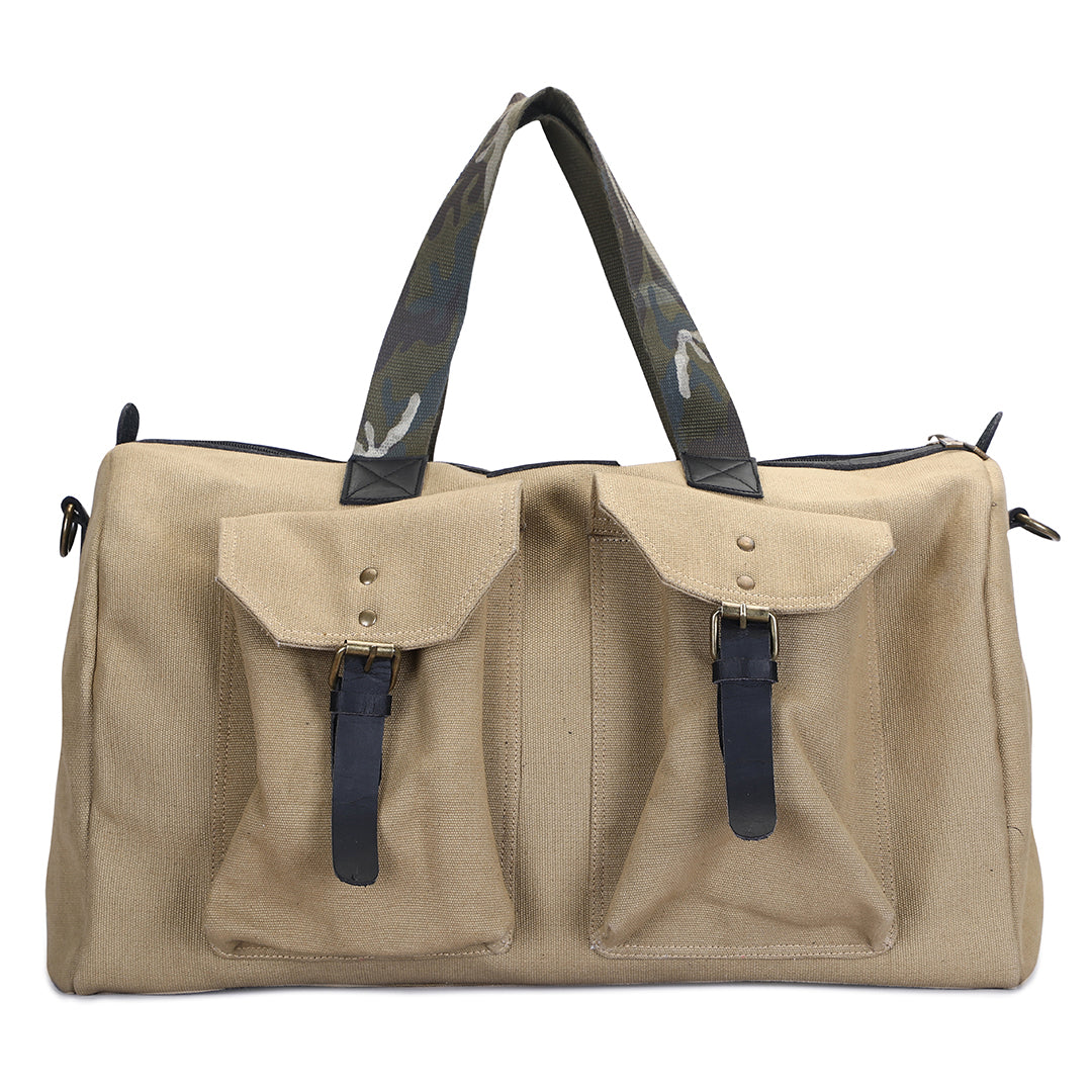 Emiliano Duffle Bag - Beige