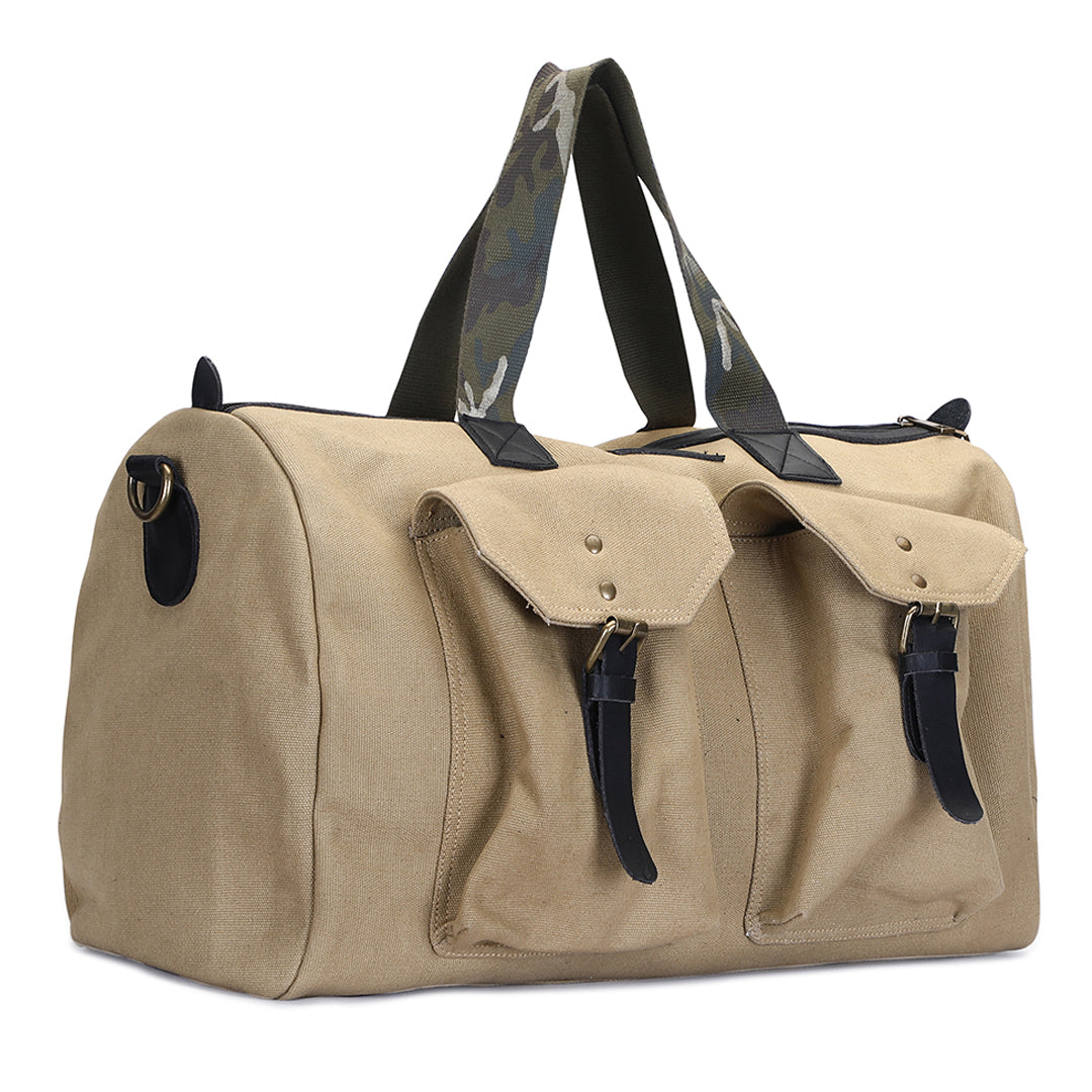 Emiliano Duffle Bag - Beige