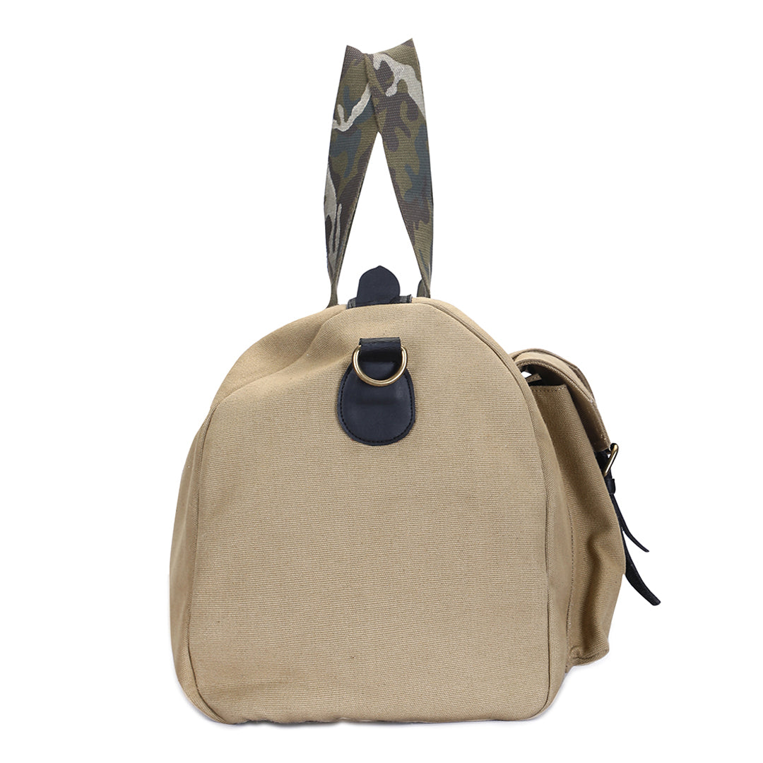 Emiliano Duffle Bag - Beige