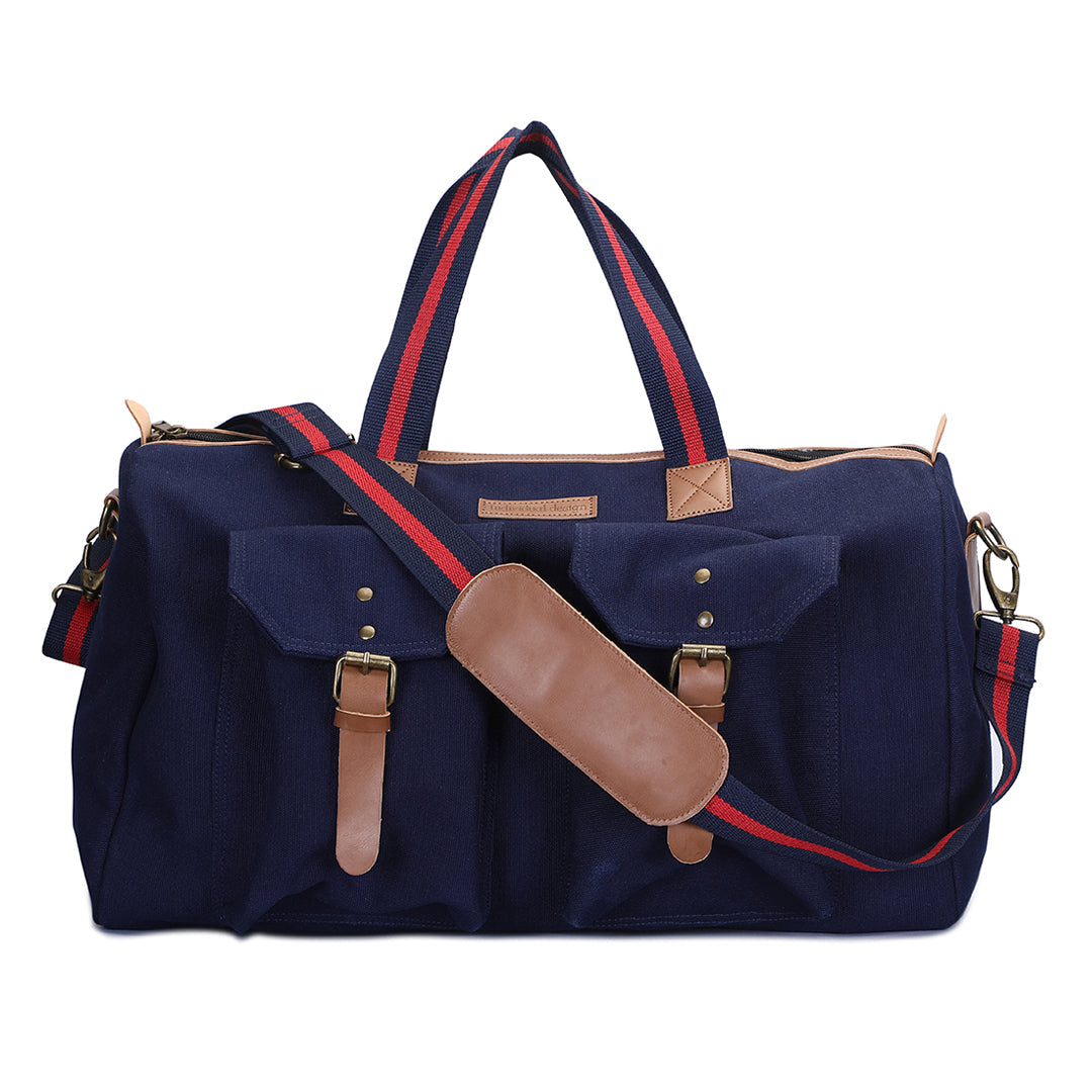 Emiliano Duffle Bag - Navy Blue