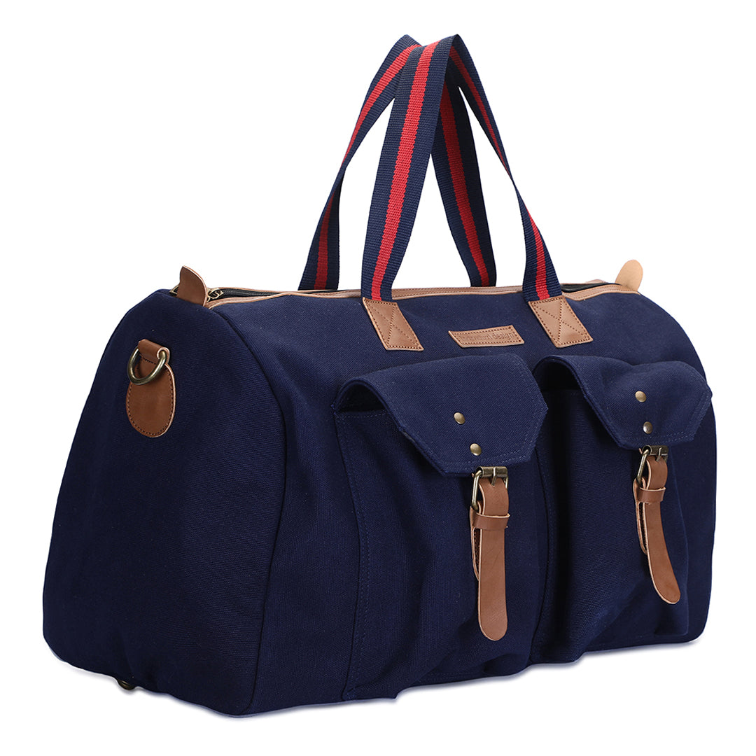 Emiliano Duffle Bag - Navy Blue