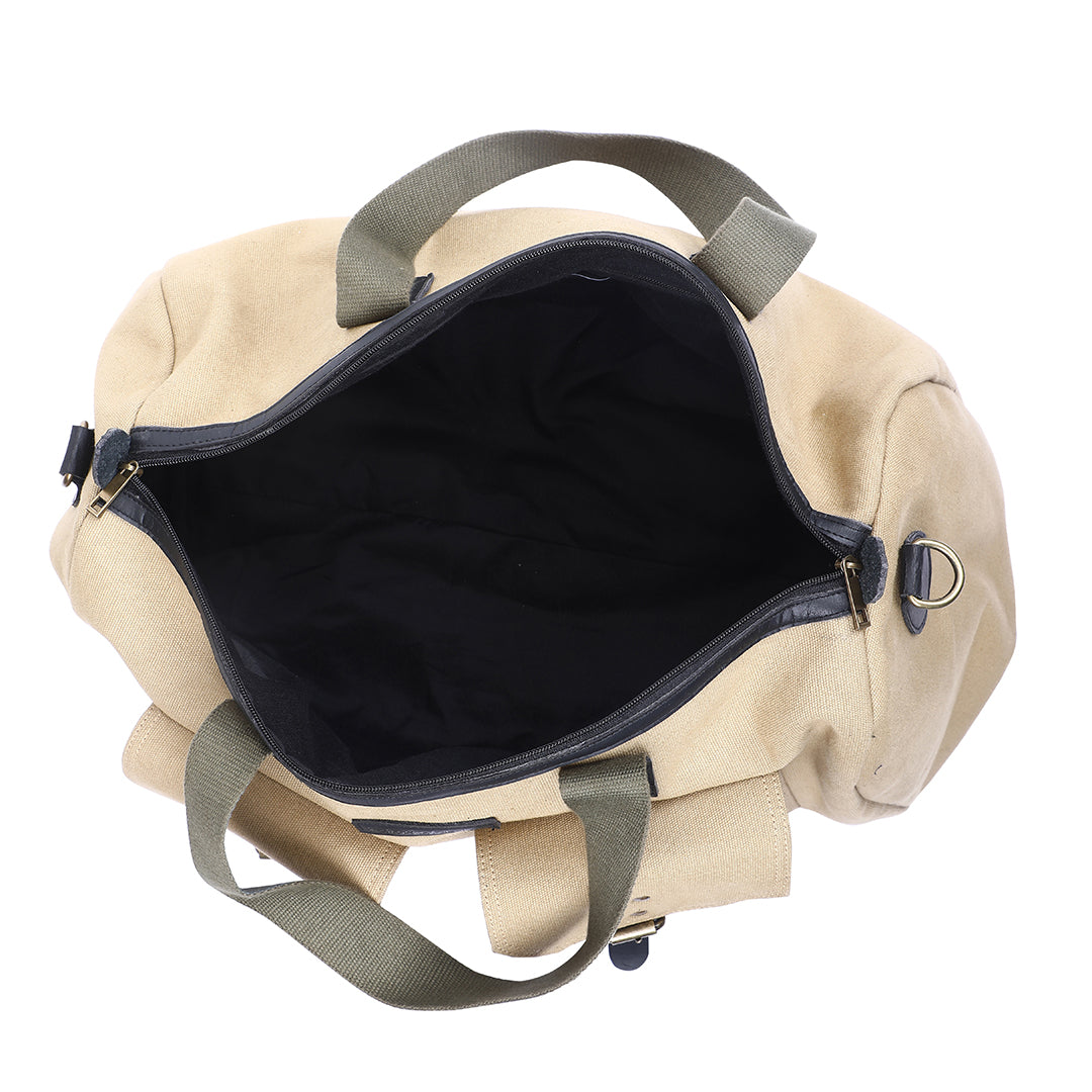 Emiliano Duffle Bag - Beige