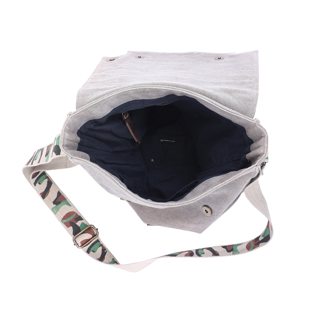 Samuel Messenger Bag - Grey