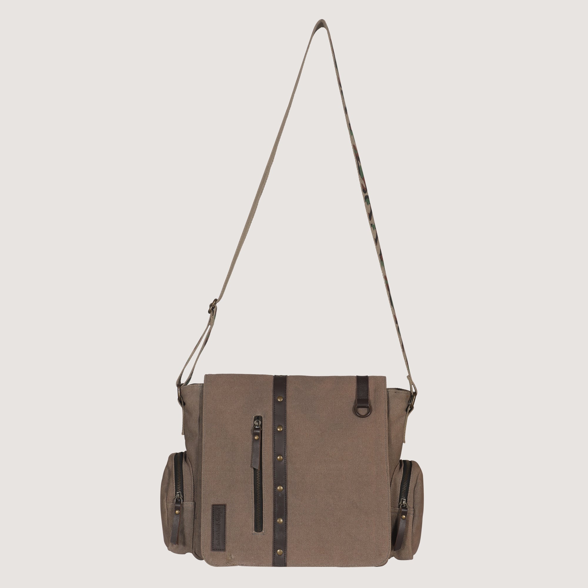 Daniel Messenger Bag - Grey