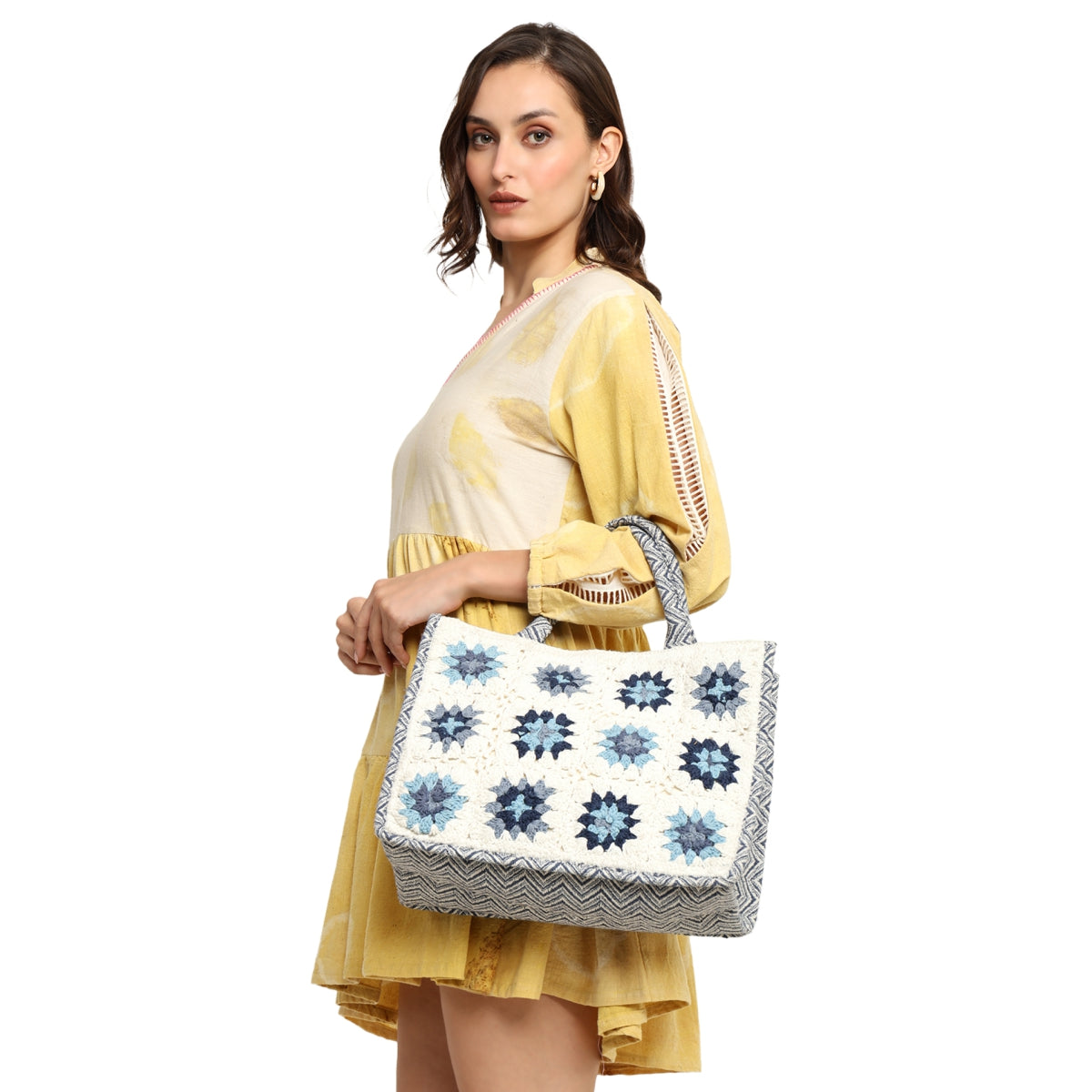 Zaina Box Bag - Blue