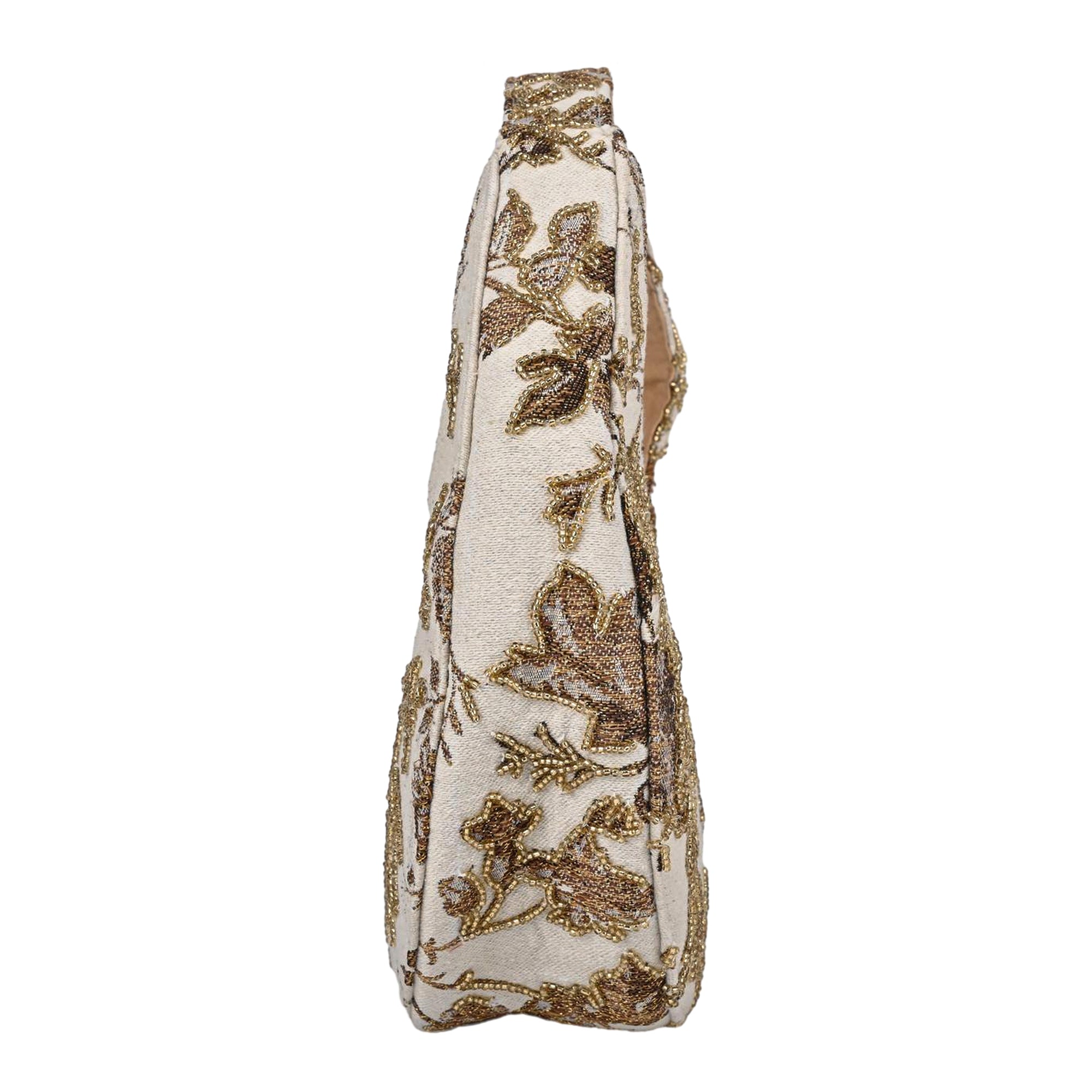 Golden Ivy Crescent Bag