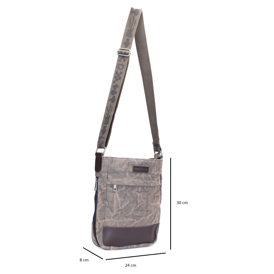 James Messenger Bag - Grey