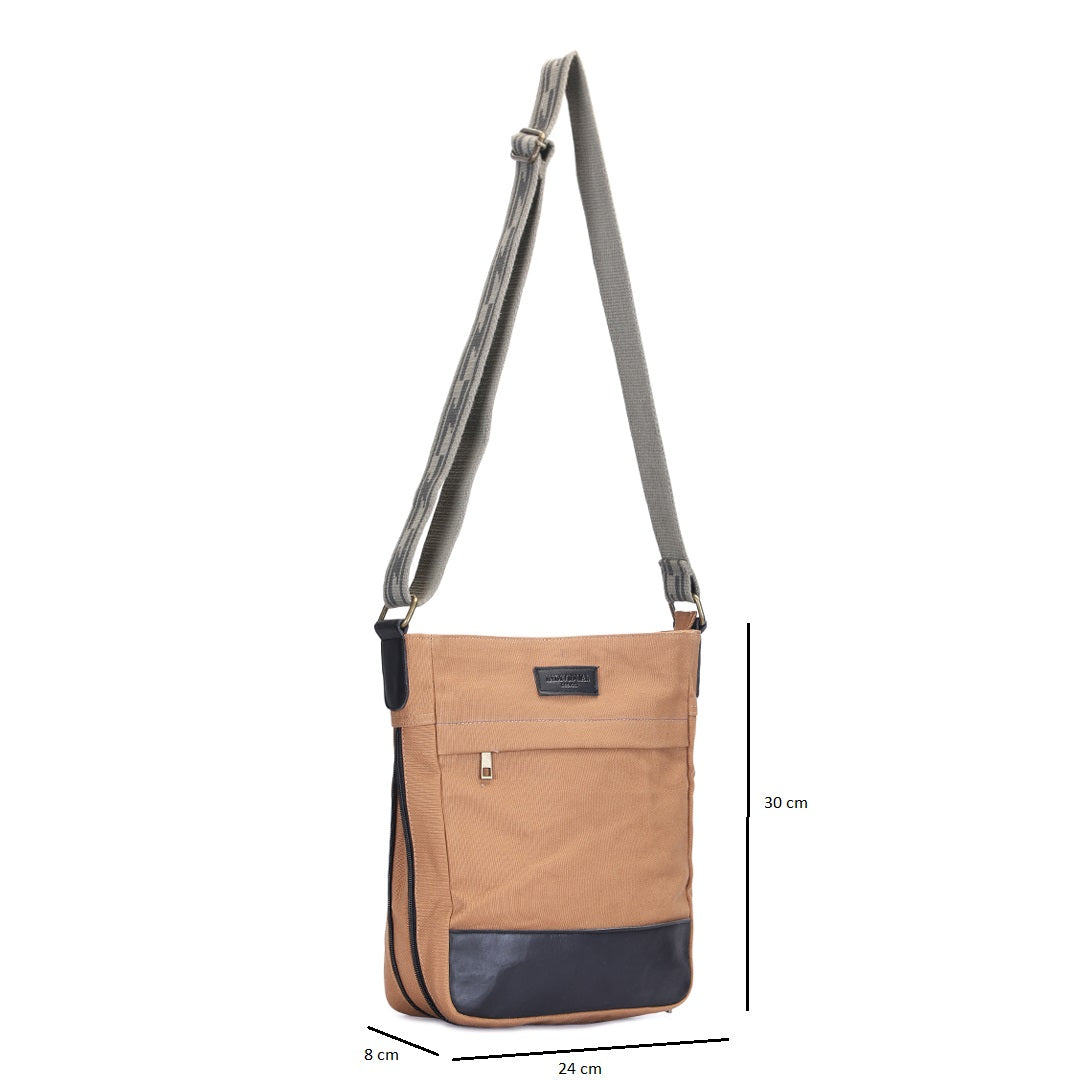 James Messenger Bag - Light Brown