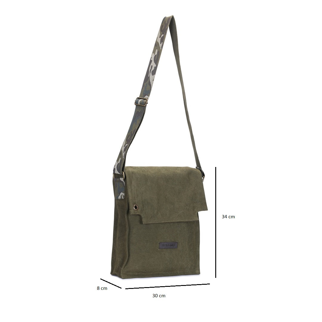 Samuel Messenger Bag - Green