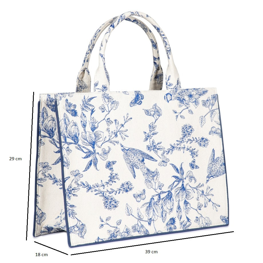 Mia Birdie Box Bag - Blue