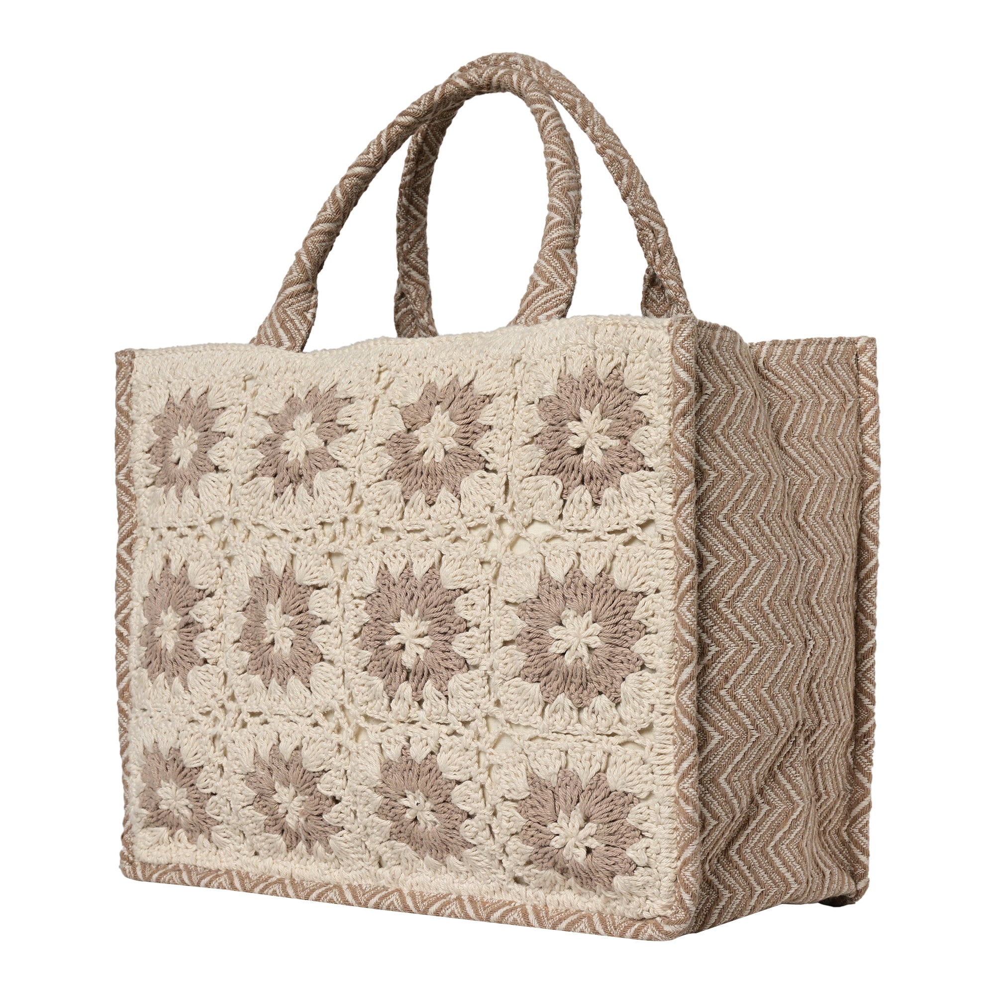 Zaina Box Bag - Beige