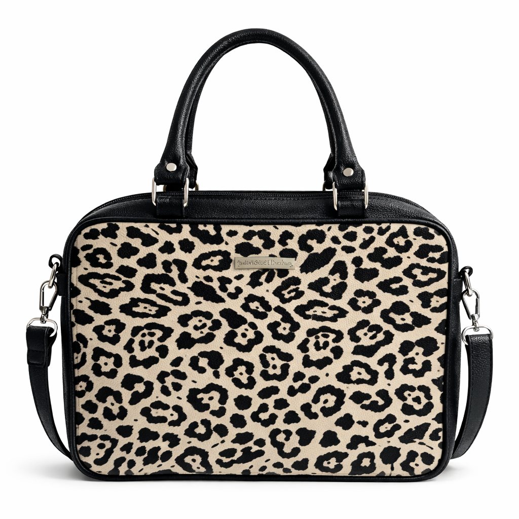 Luxe Leopard Laptop Bag