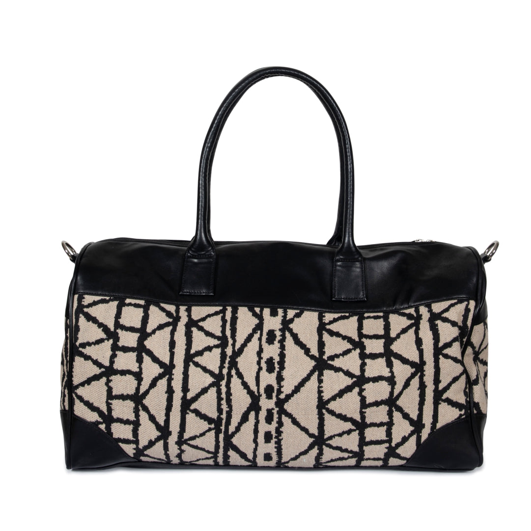 Bold Black Duffle Bag