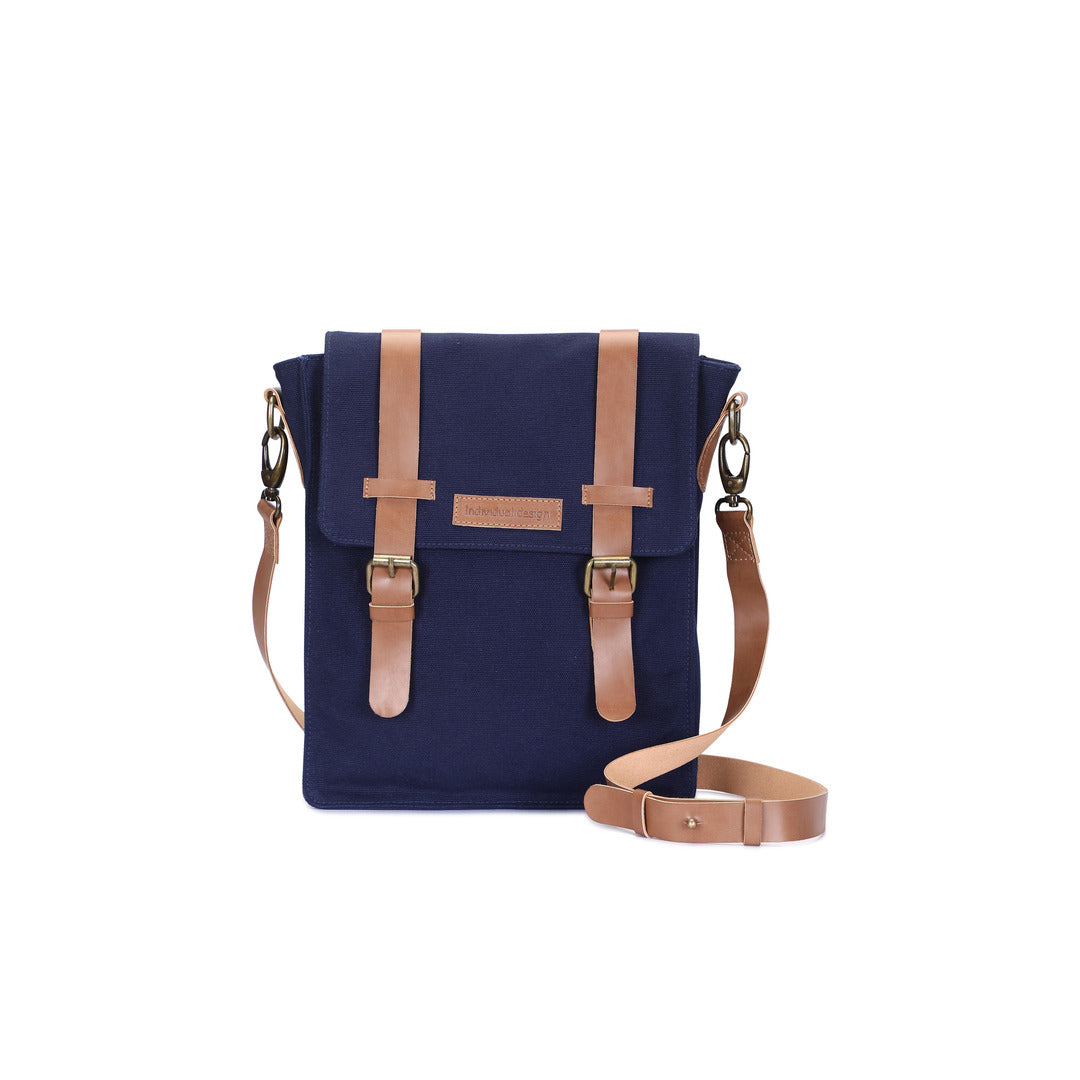 Bruno Messenger Bag - Blue