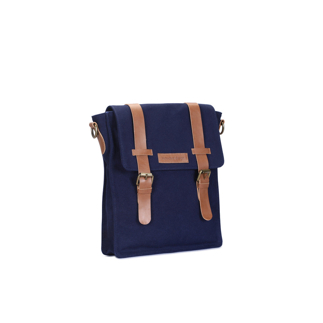 Bruno Messenger Bag - Blue