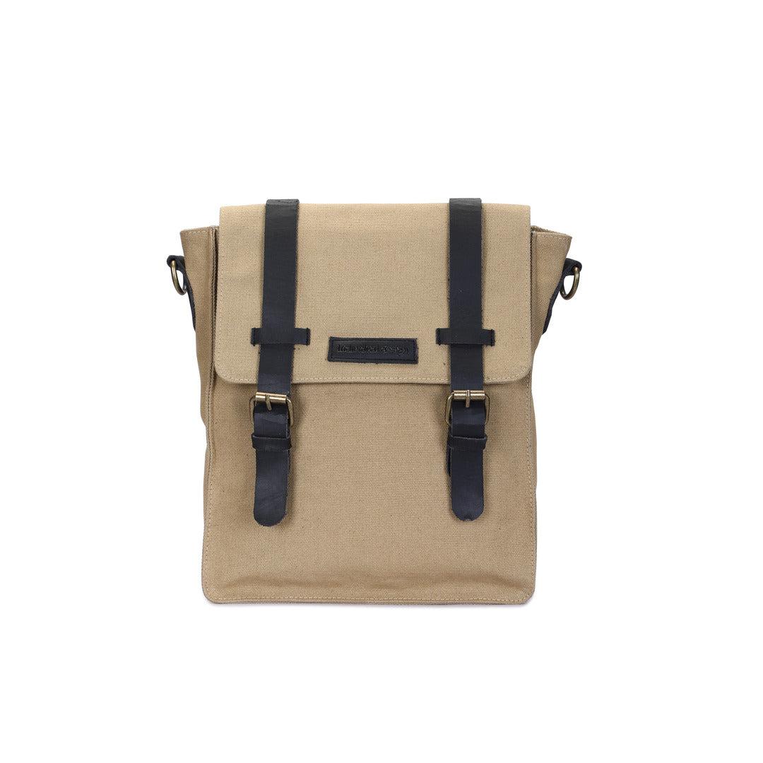 Bruno Messenger Bag - Beige