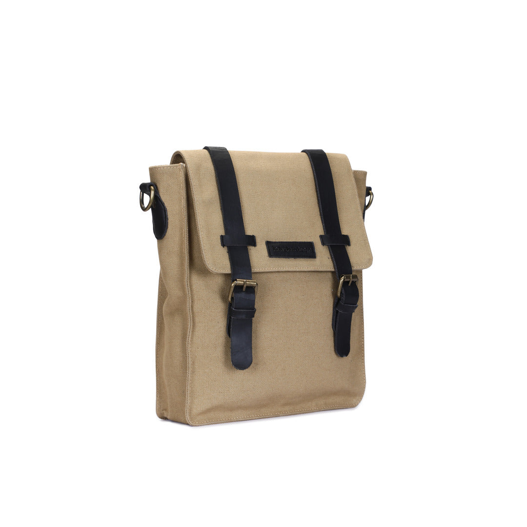 Bruno Messenger Bag - Beige