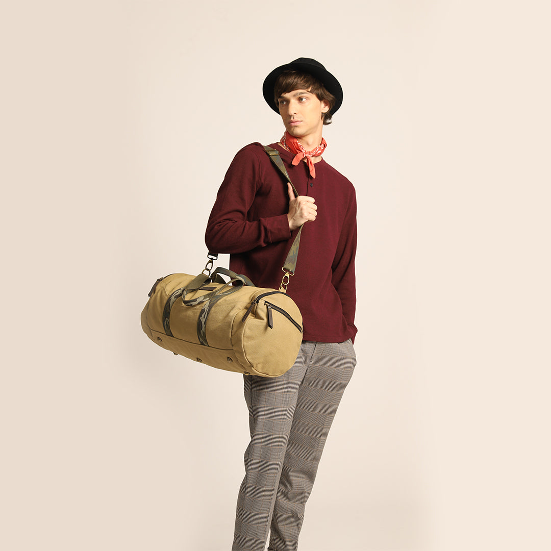 Walter Duffle Bag - Beige